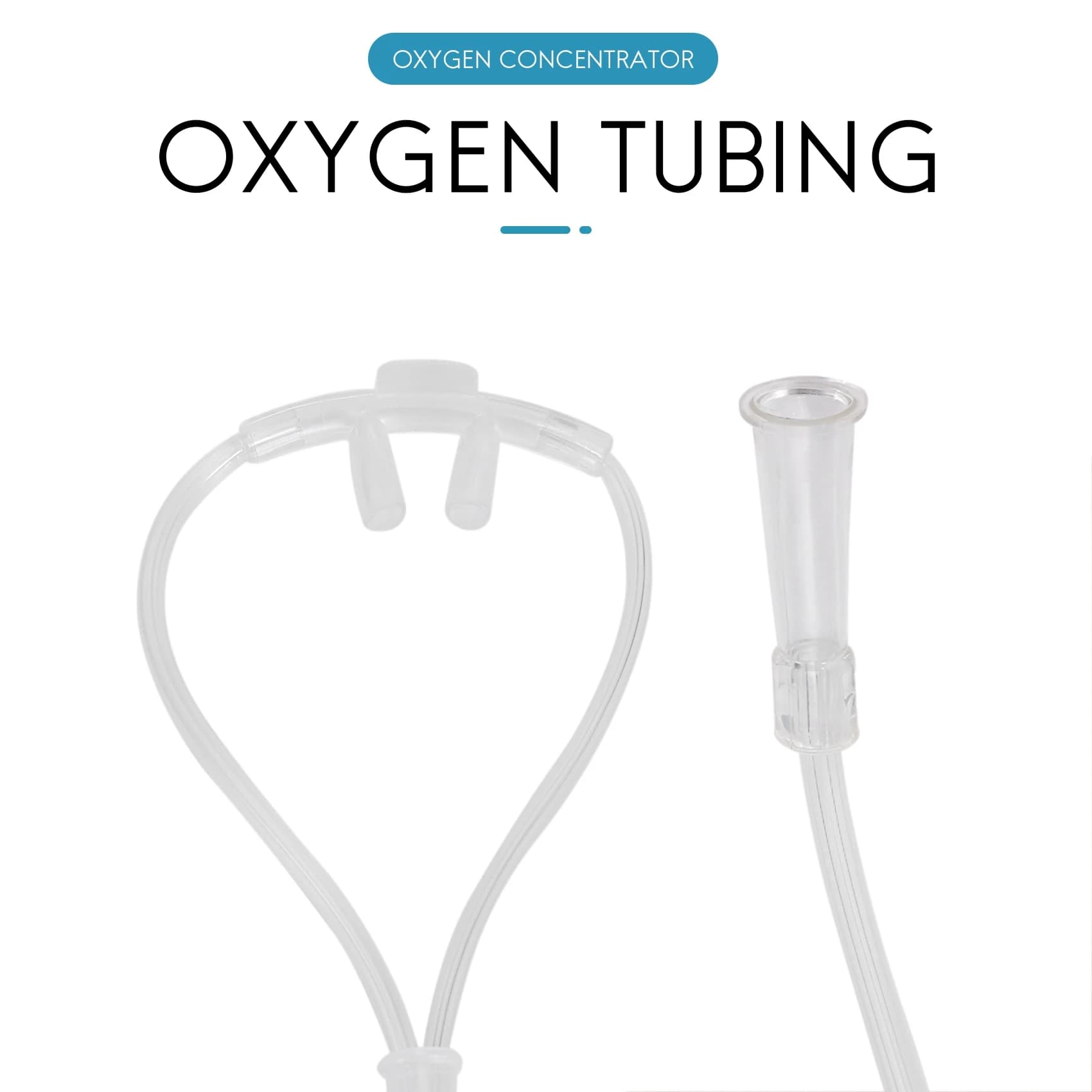 Tube à oxygène nasal souple, adapté au générateur d'oxygène, canule nasale, 8m