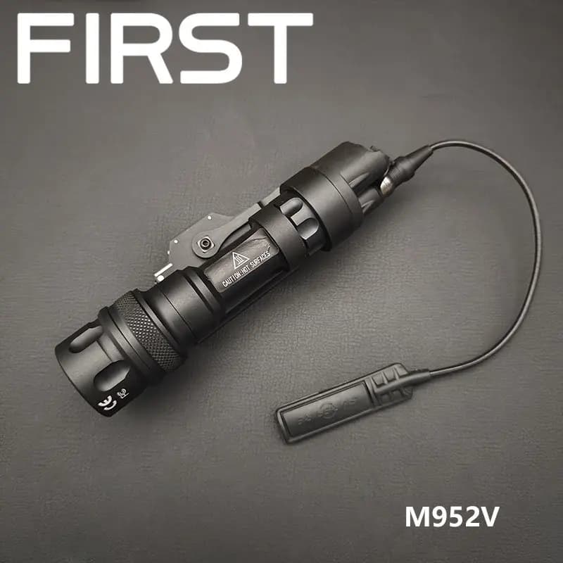 Lampe de poche tactique en métal M951 M952V, stroboscopique LED Surefir avec armes à montage QD M93,
