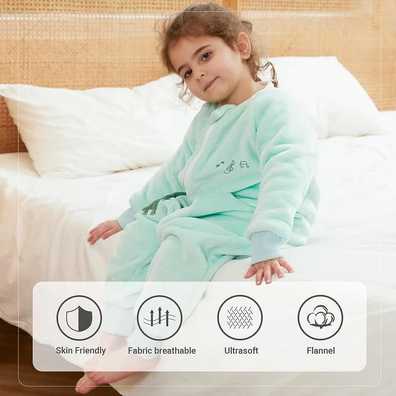 MICHLEY dessin animé flanelle enfants bébé sac de couchage sac chaud hiver vêtements enfant en bas â
