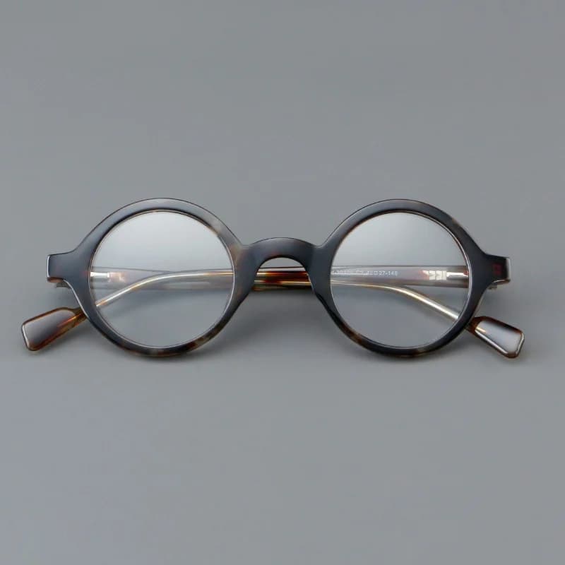 Monture de lunettes ronde rétro pour hommes et femmes, cadre de lunettes de planche, ultra léger, à 