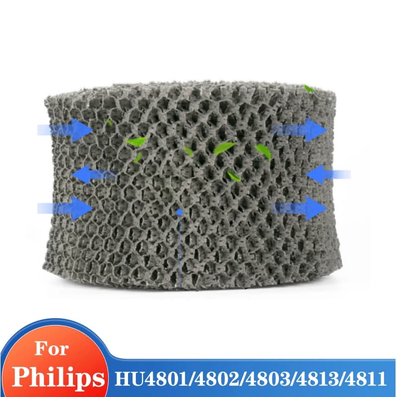 Filtre humidificateur noir version épaisse, 1 pièce, pour Philips HU4102/FY2401 HU4801/4802/4803/481