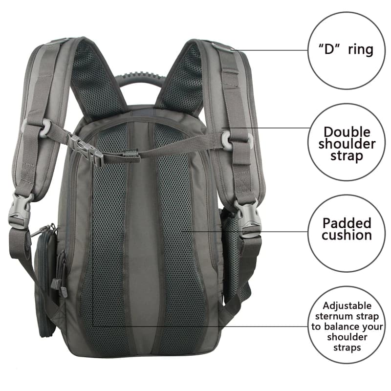 Sac à dos militaire extérieur étanche pour homme, sac pour ordinateur portable multifonction, 35L