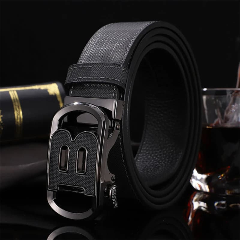 2025 nouveaux hommes d'affaires ceinture mâle en cuir véritable ceinture sangle célèbre marque de lu
