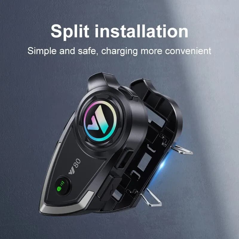 Y80 Moto Casque Bluetooth Casque Sans Fil V5.3 Mains Libres Appel Musique Écouteur pour Coureurs Mot