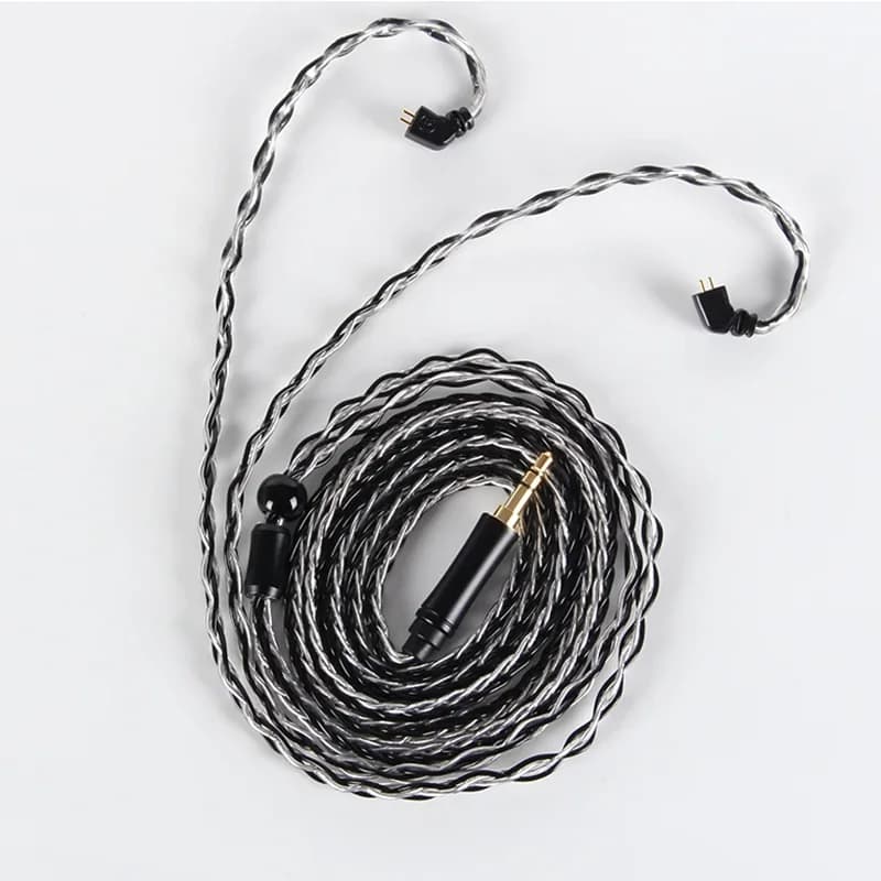 XINHS-Câble de mise à niveau pour casque, fil plaqué argent, cuivre monocristallin, 8 cœurs, 5N