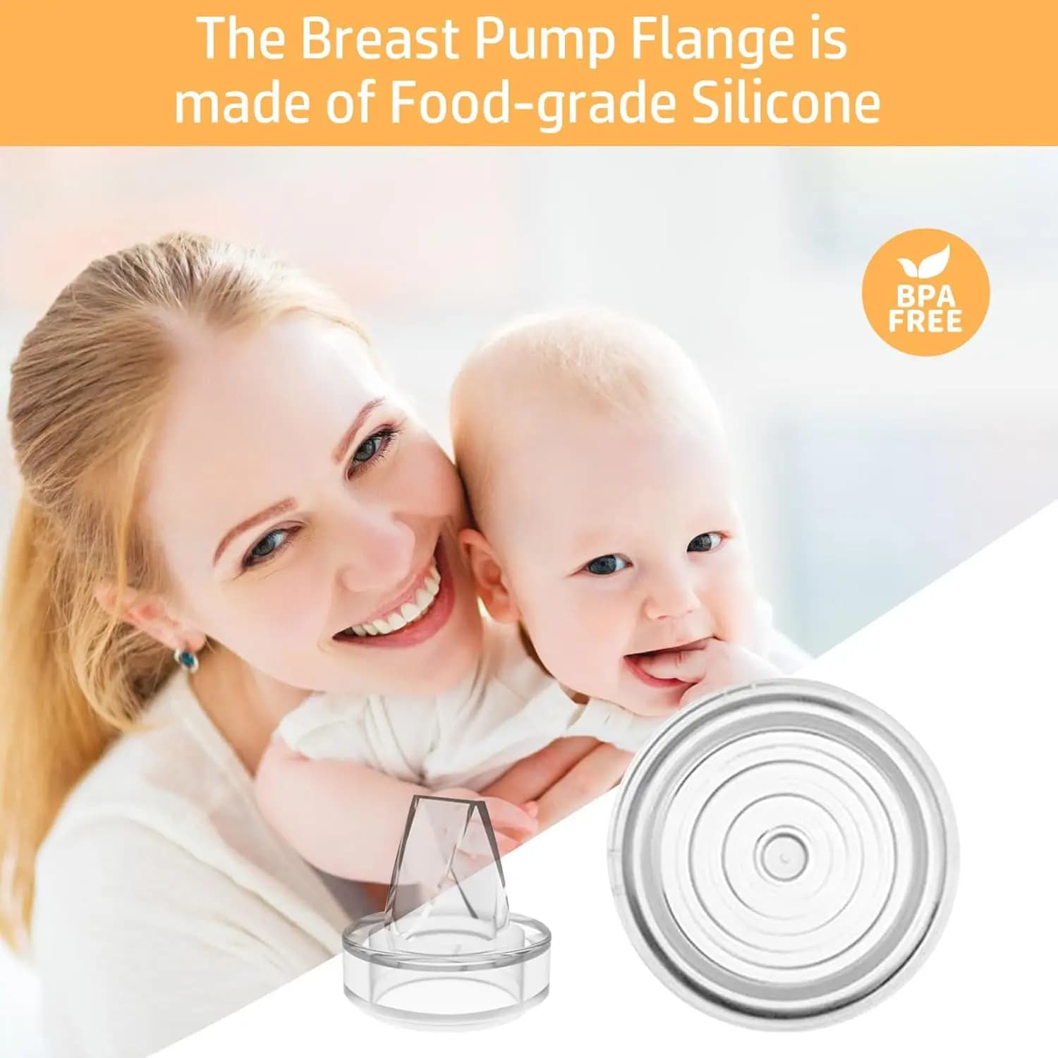 Valve à bec de canard en Silicone et diaphragme en Silicone, Compatible avec les pièces de tire-lait