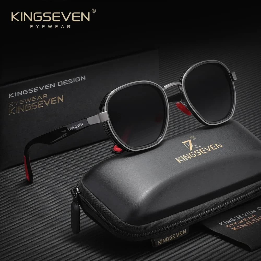 KINGSEVEN Lunettes de soleil polarisées tendance pour hommes et femmes, pour la conduite, les activi