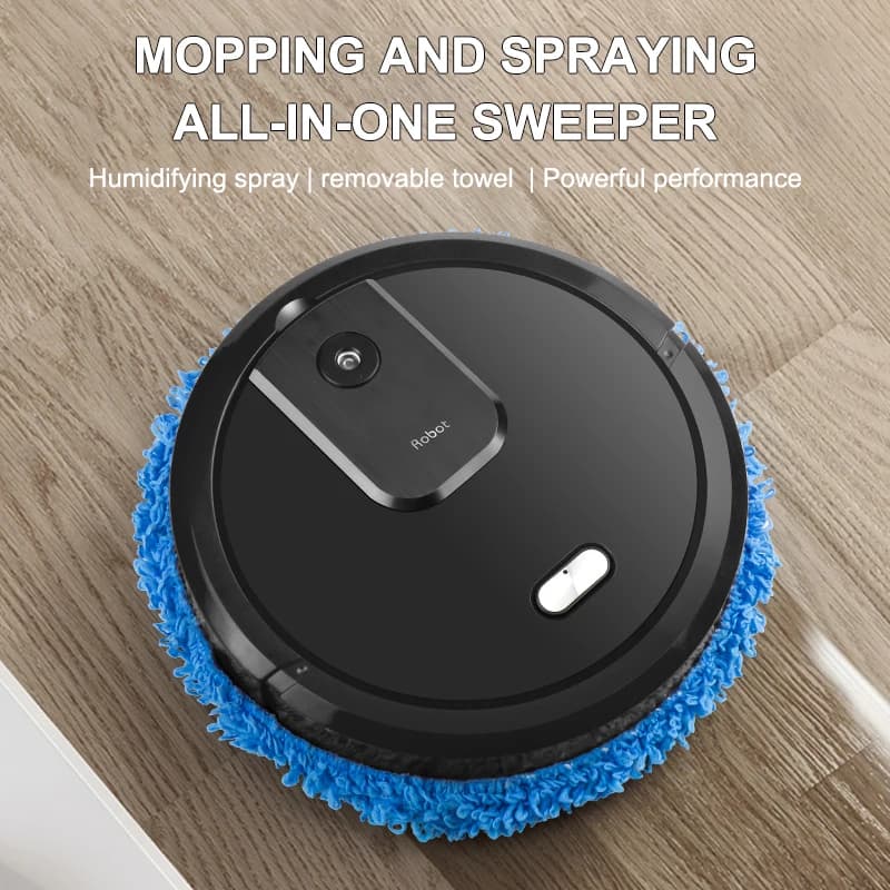 Nouveau Robot aspirateur intelligent de balayage et de vadrouille, nettoyage sec et humide, appareil