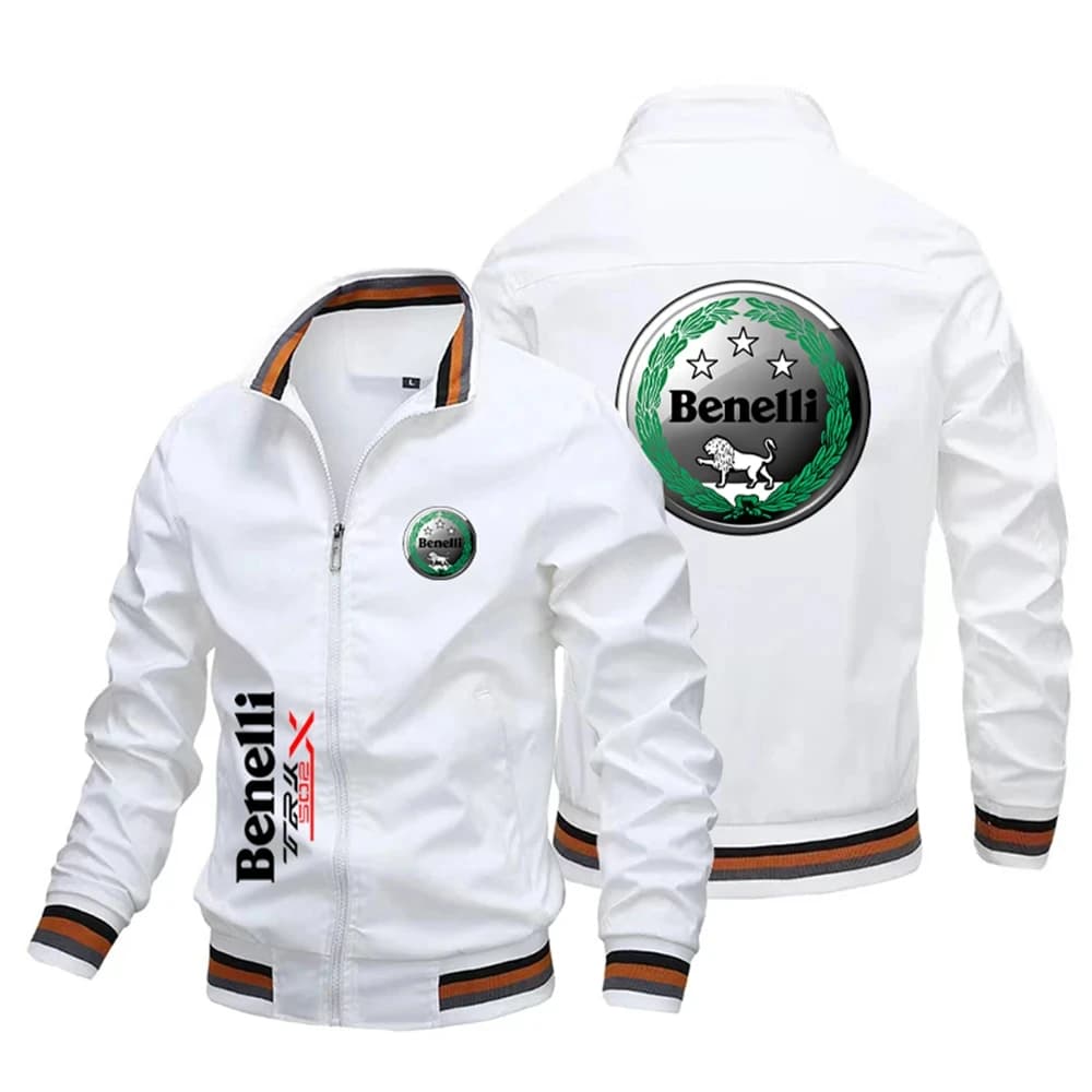 Veste coupe-vent pour homme, logo Benelli, Harajuku, sports de plein air, cyclisme, loisirs, marque 