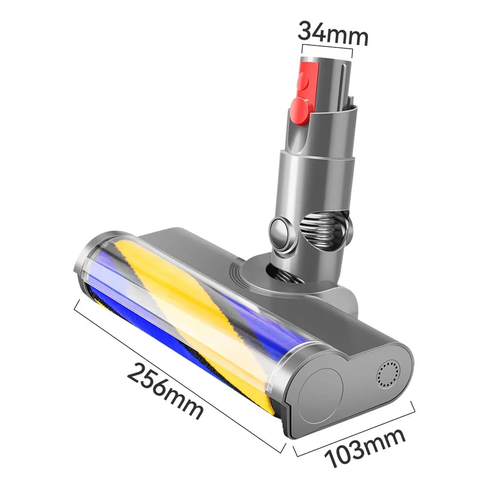 Tête de brosse souple améliorée pour aspirateurs sans fil Dyson V6 V7 V8 V10 V11 V15 V10 Slim V12 av