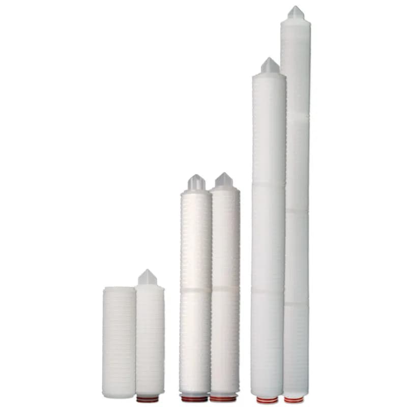 Élément filtrant pliant microporeux PP de 20 pouces, filtre pliant de précision