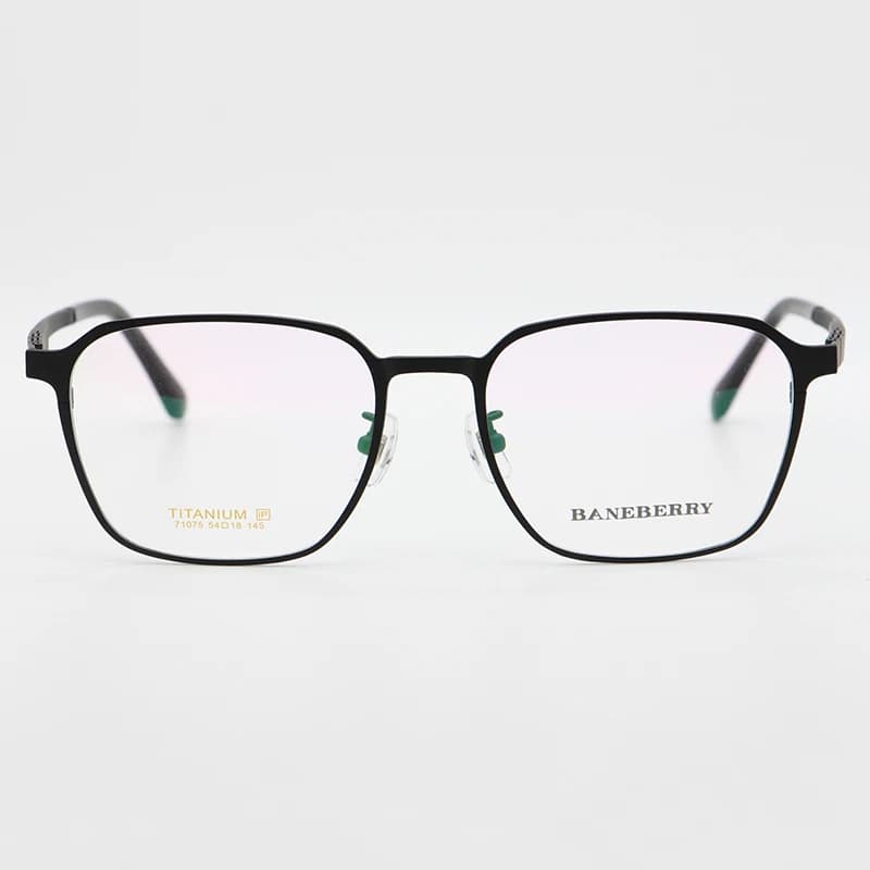 BCLEAR Original titane lunettes optiques plein cadre hommes ultraléger rétro carré myopie Prescripti