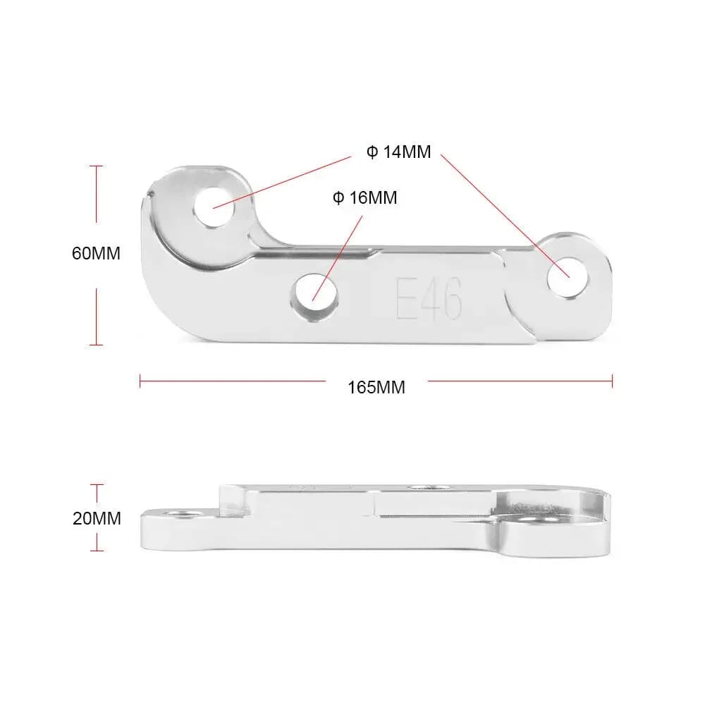 Adaptateur d'accessoires de voiture pour BMW M3, augmentant les angles de virage d'environ 25% à 30%