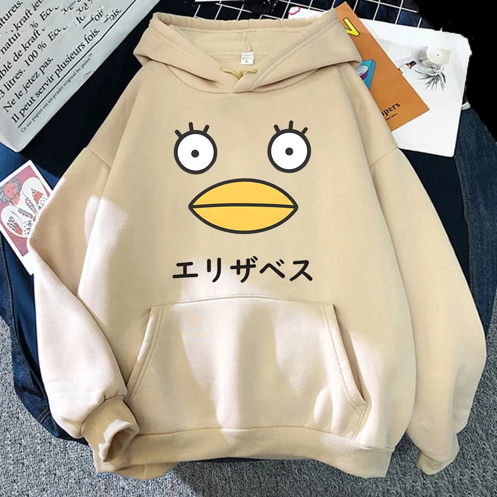 Sweat à capuche Gintama pour femme, sweat-shirt graphique Elizabeth, manches longues, imprimé 10/201