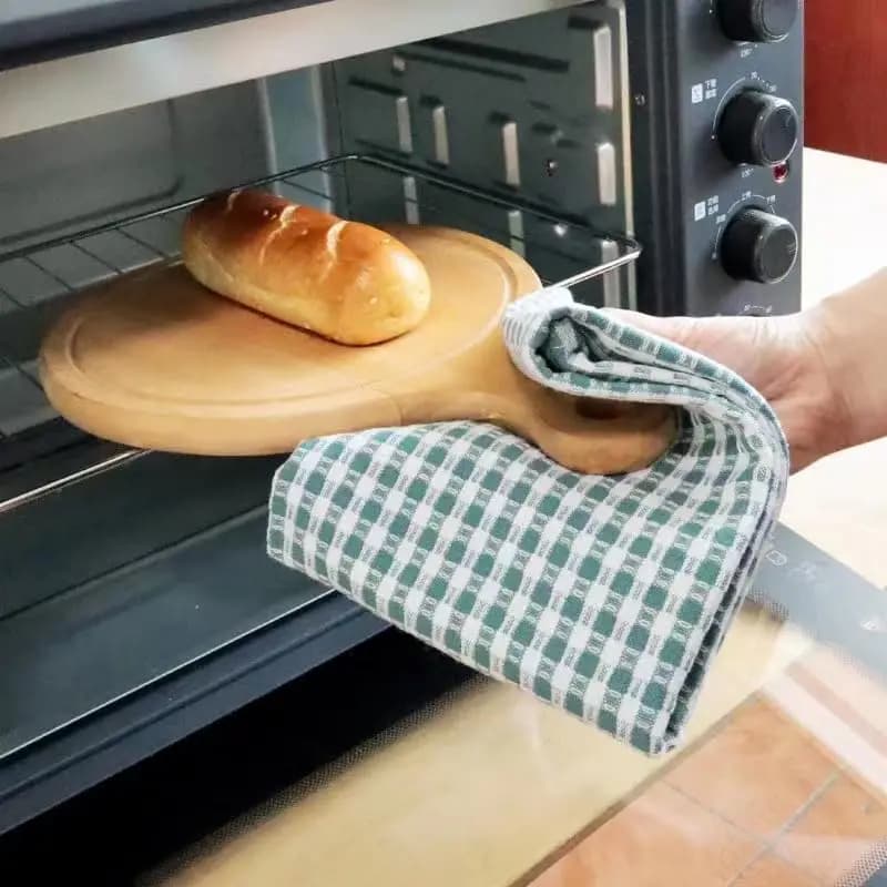 Torchons de cuisine en tissage gaufré, 100% coton, ultra doux, absorbants, à séchage rapide, ustensi