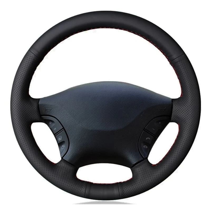 Juste de volant de voiture en cuir Élnoir souple, Mercedes Benz W639, Viano Vito 2006-2015, Volkswag