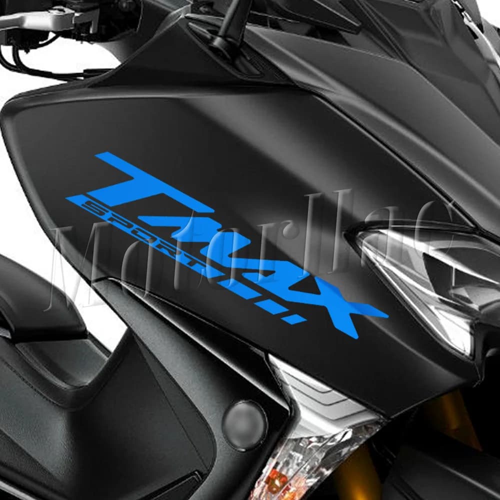 Autocollants de carénage à rayures avant TMAX pour moto et Scooter, accessoires imperméables pour TM