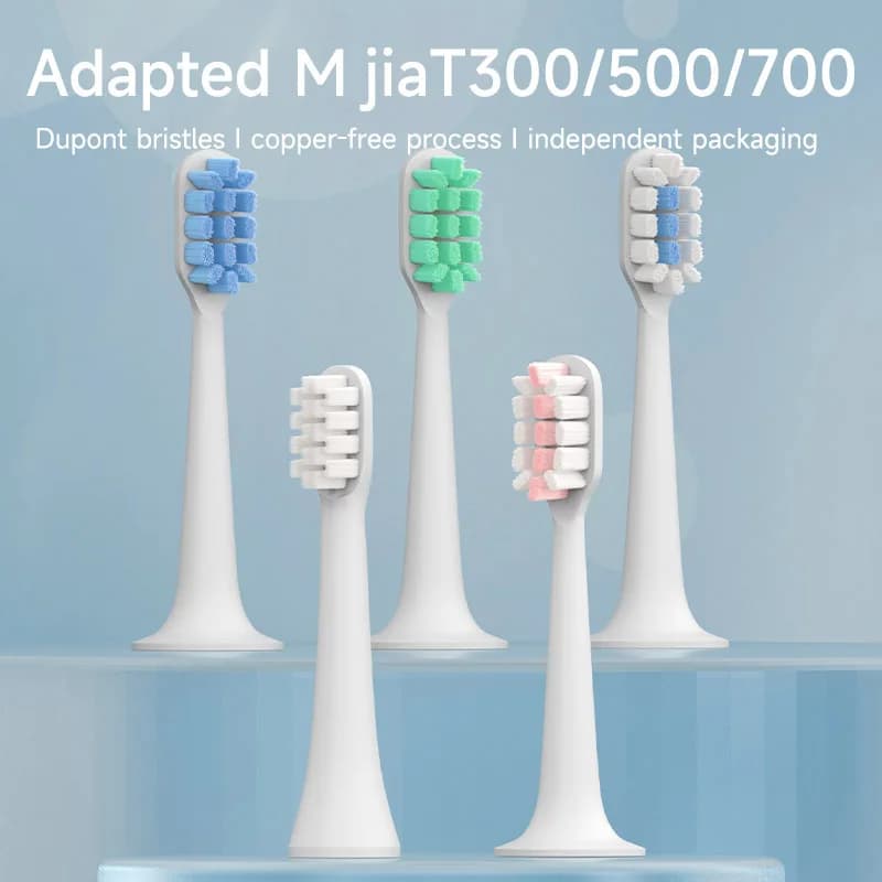 Têtes de brosse de rechange pour MJIA T300/T500/T700, brosses à dents électriques soniques à poils s