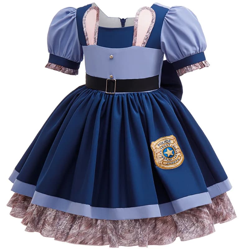 Zootopia 2 Judy lapin Costume Cosplay pour filles robe carnaval fête vêtements déguisement dessin an