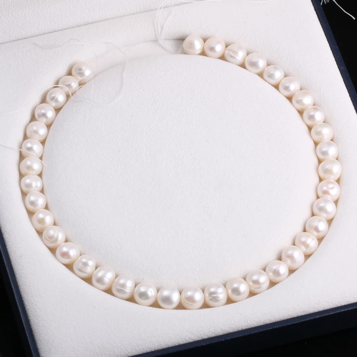 Perles de culture d'eau douce 100% naturelles, perles d'isolation rondes pour la fabrication de bijo