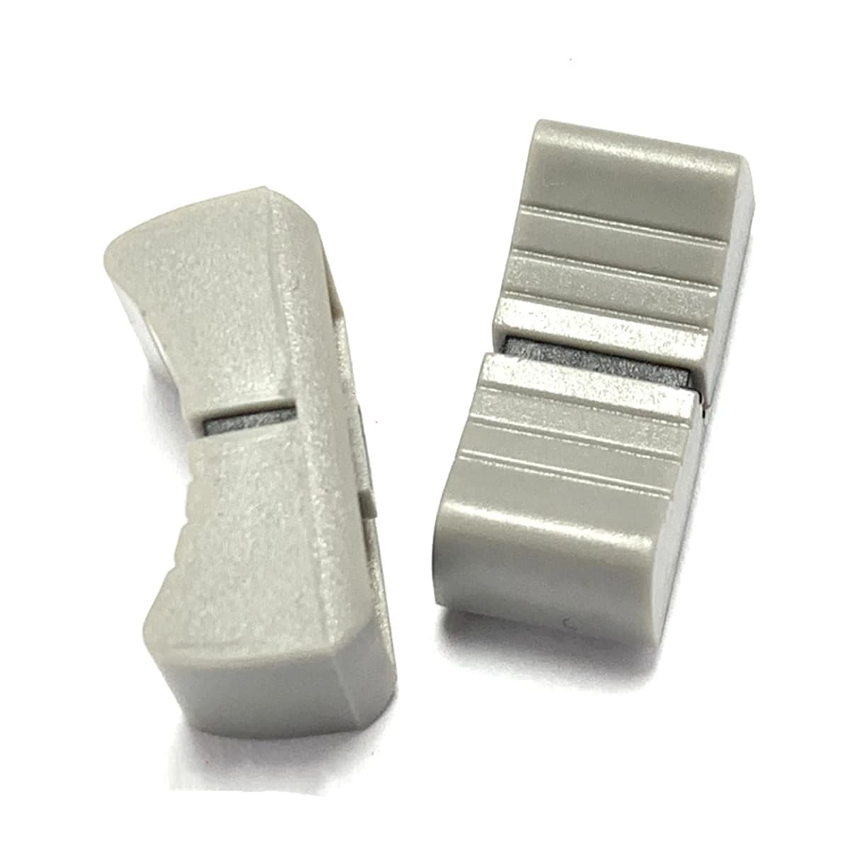Lèvent de Fader de Remplacement pour Potentiomètre, Bouton Gris, Marque Noire, Console de Centre Com