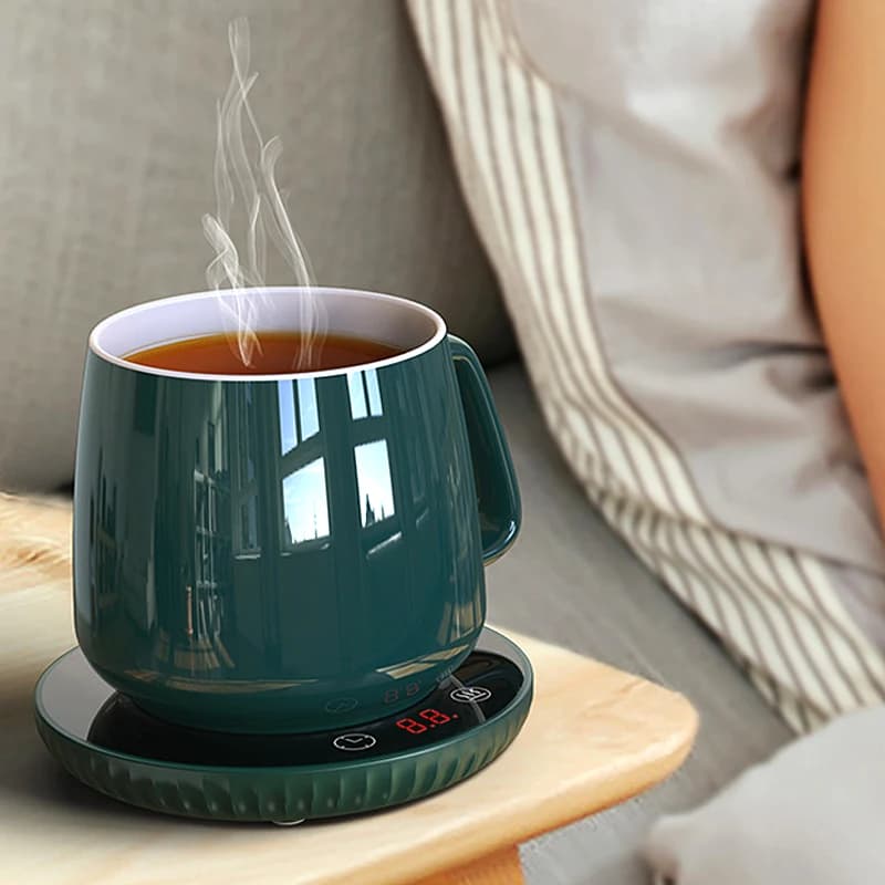 Tasse chauffe-tasse café lait thé eau tasse chauffage électrique tactile Pad température réglable th