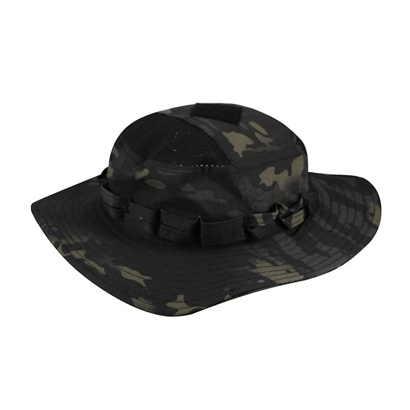 Casquette Bonnie à poche carrée pour passionnés tactiques, seau d'extérieur, chapeaux Benny, Multica
