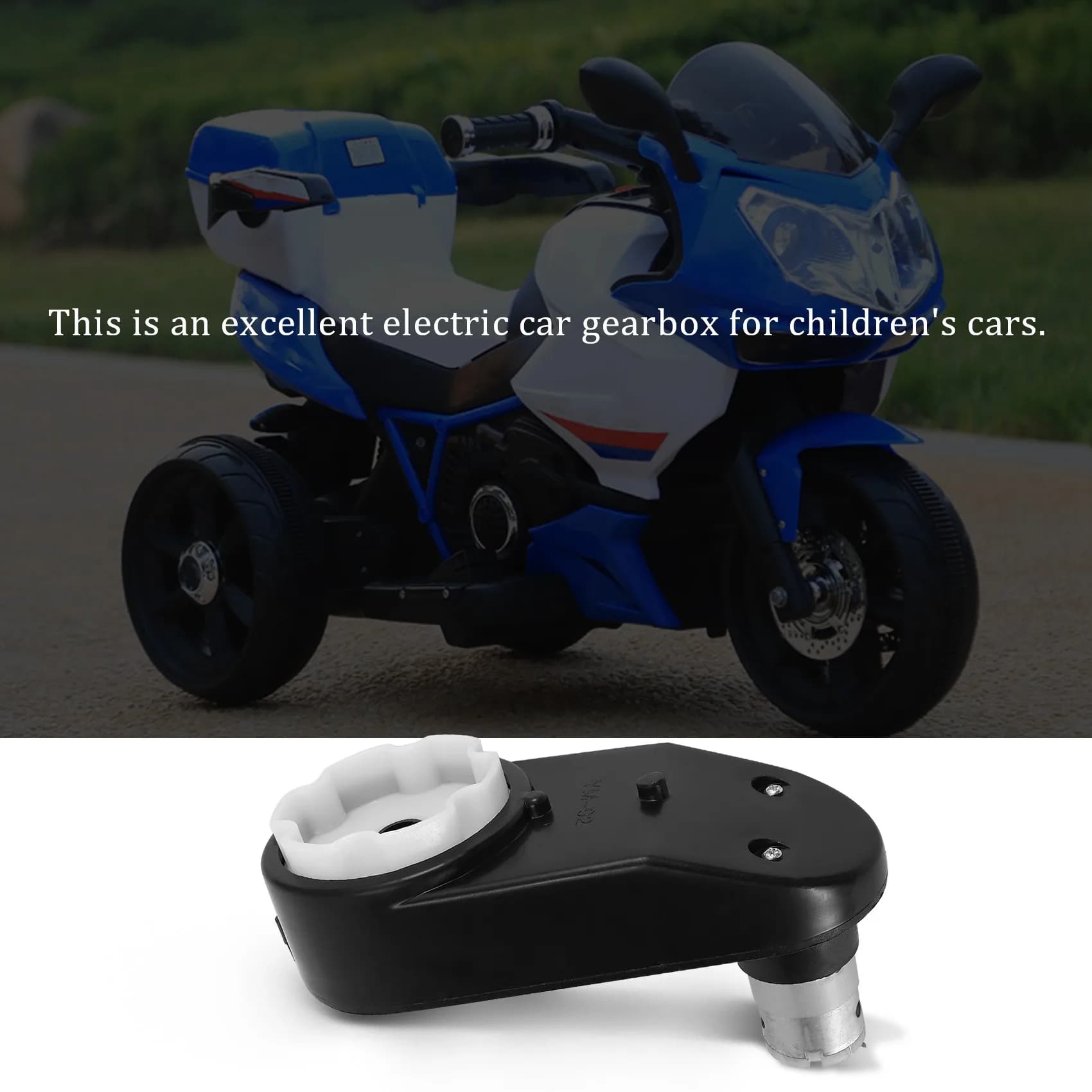 Boîte de vitesses pour moteur électrique RS390, 12V, 20000 tr/min, voiture, jouet pour enfants