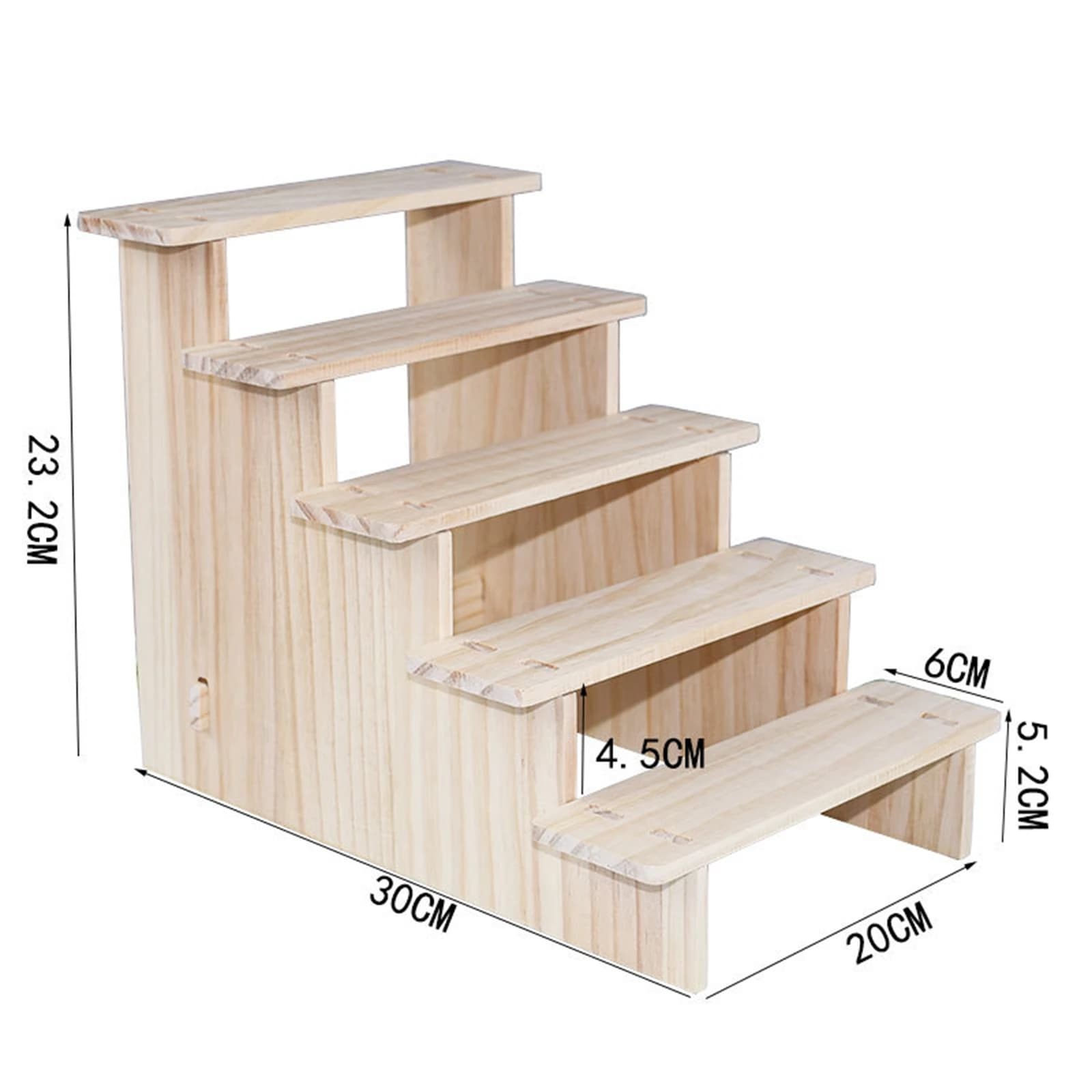 Présentoir en bois pour figurines à dessert, présentoir en bois, présentoir à bijoux, étagère à bonb