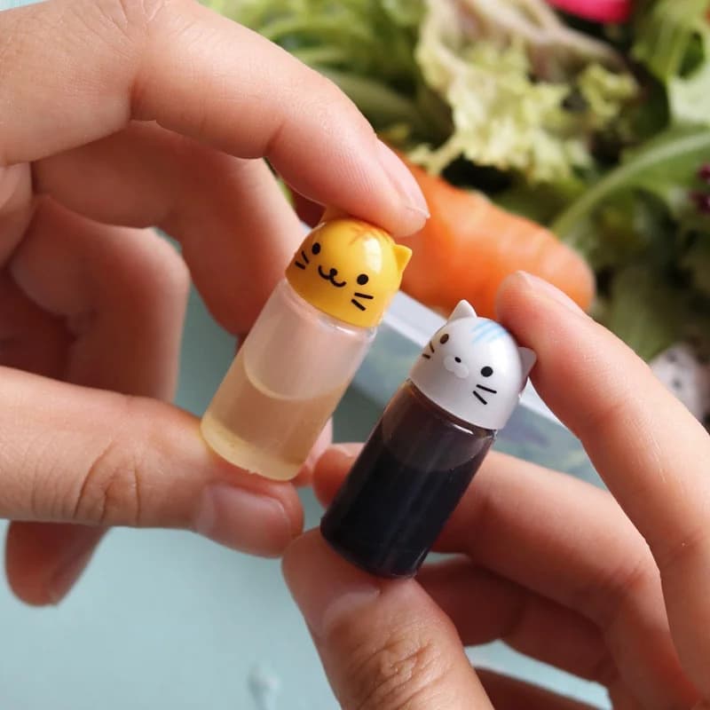Mini bouteille de Sauce d'assaisonnement 3 pièces/ensemble, petits conteneurs, jolies bouteilles de 