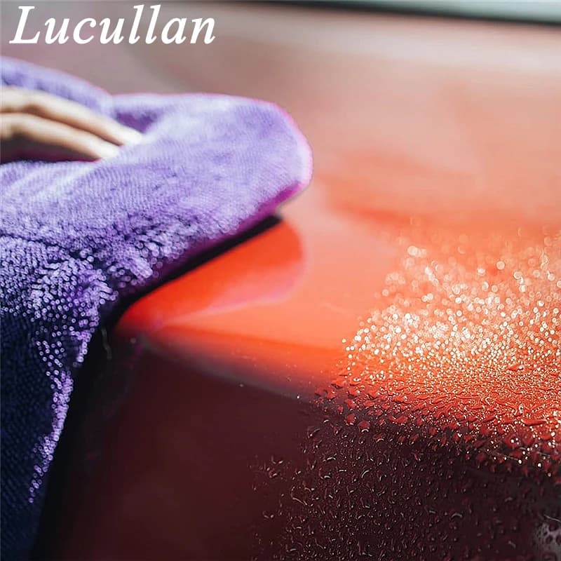 Lucullan 60X90CM 1200GSM Premium Twist vêtements en peluche une passage nettoyage de véhicule détail