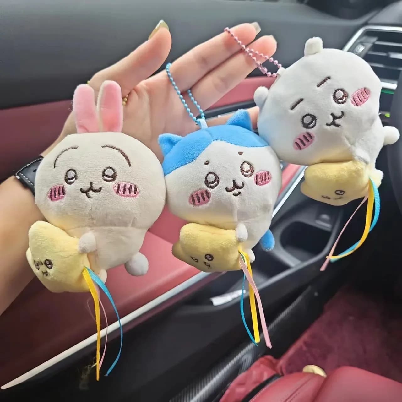 Chiikawa peluche poupée pendentif étoile étreinte série Hachiware USAGI mignon dessin animé porte-cl