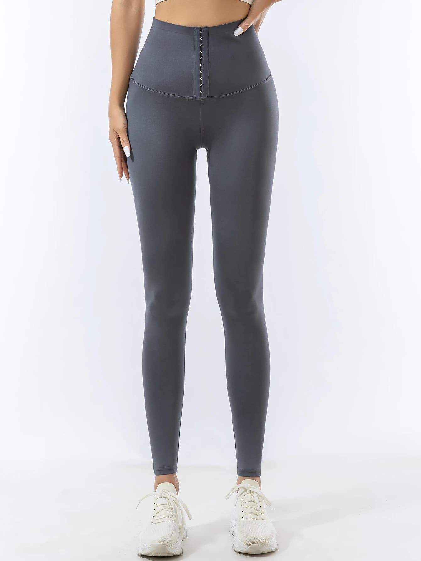 Pantalon requin boutonnage taille haute taille compression hanche ascenseur pantalons de yoga Europe