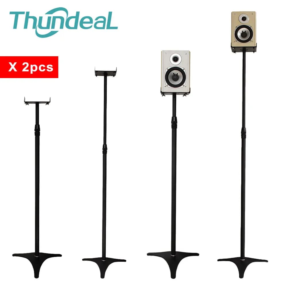 Support de haut-parleur ThundeaL 78-145cm, 2 pièces, pour Samsung Q900A JBL bar, hauteur réglable, s