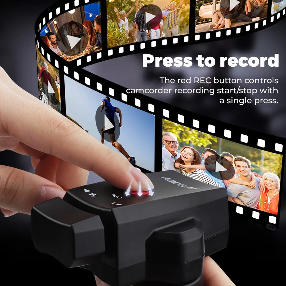 ZC-1 caméscope/caméra vidéo Zoom contrôleur Zoom/enregistrement vidéo télécommande avec câble 2.5mm 
