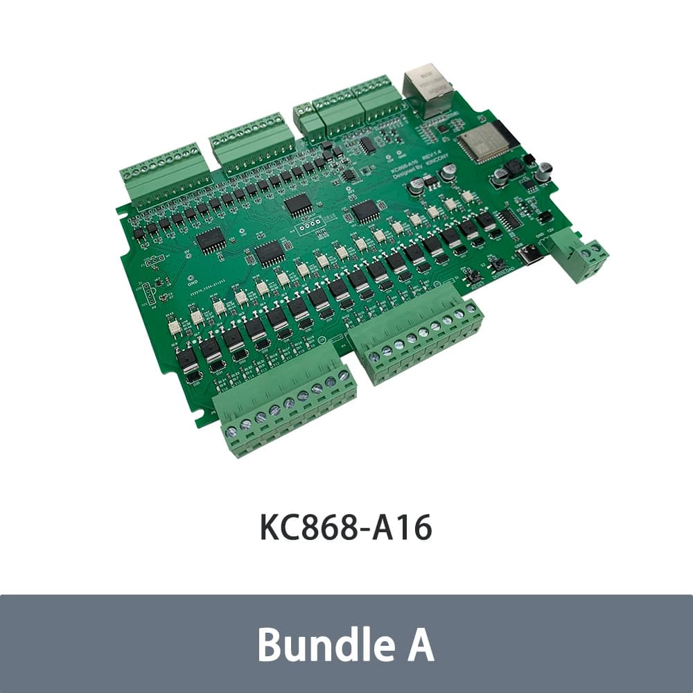 Carte de développement ESP32 Kincony A16 Tasmota ESPhome Home Assistant Arduino IDE MQTT TCP Web HTT