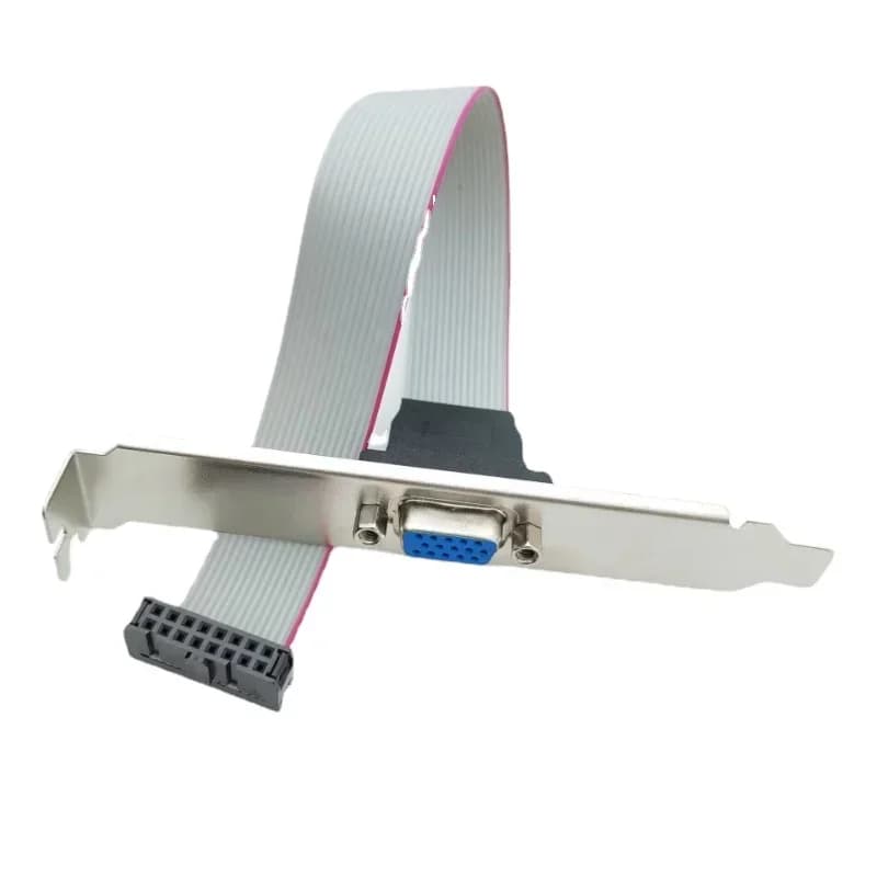 Carte graphique principale, Interface VGA 2.54mm FC-16P 16 broches femelle à 15 broches, support de