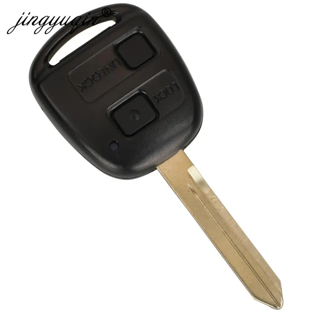 Jingyuqin 433MHz 4D70/ 4C puce 89071-0D030 2/3 boutons télécommande porte-clés pour Toyota Yaris Ave