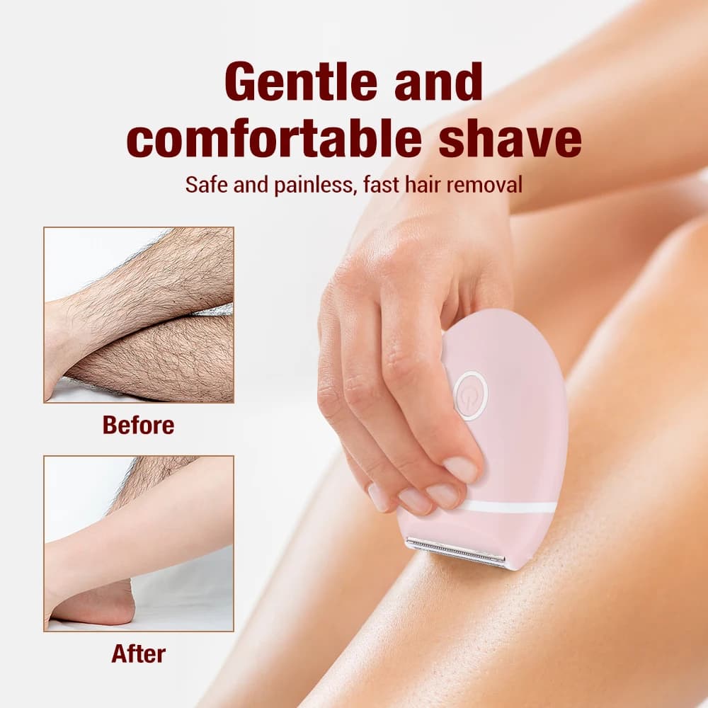Mini rasoir électrique pour dames, tondeuse de Bikini indolore, rasoir sûr pour jambe, bras, aissell
