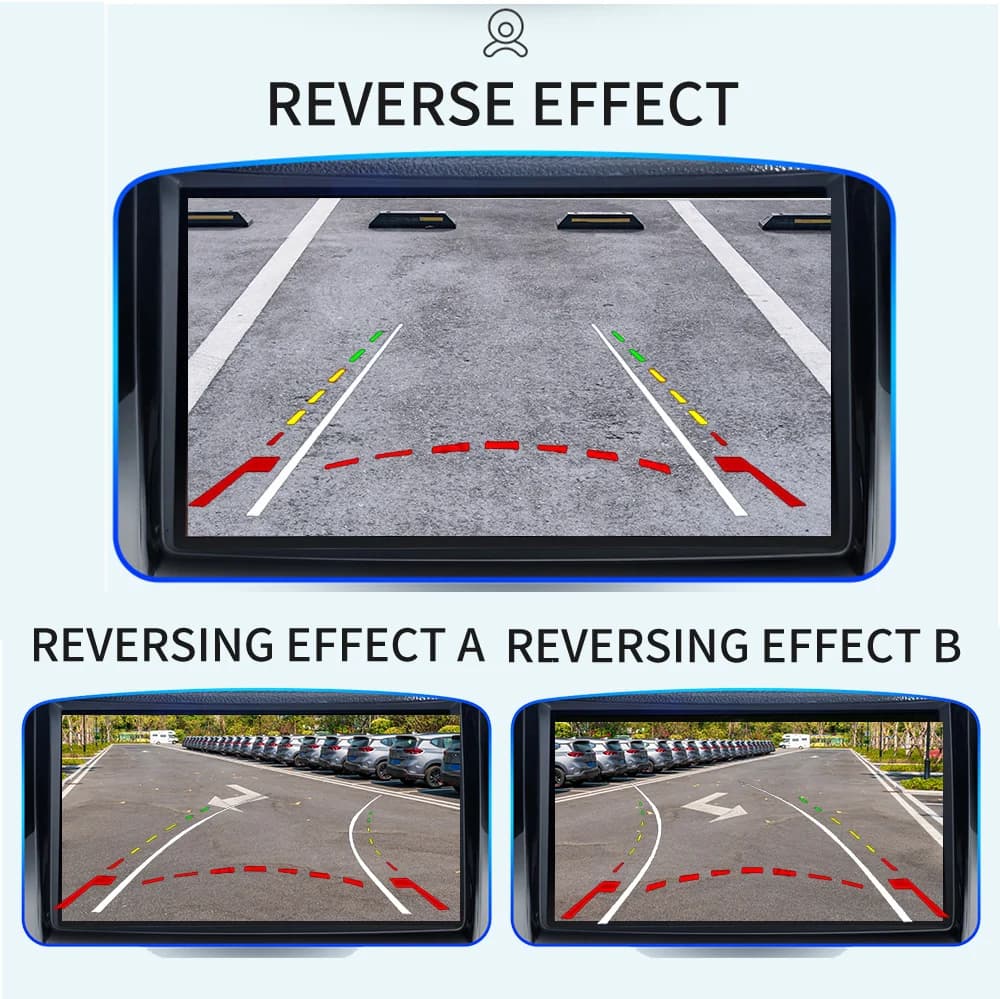 Caméra de recul de voiture à trajectoire dynamique, pour Ford Focus 2 3 Mk3 berline 2012 – 2013, inv