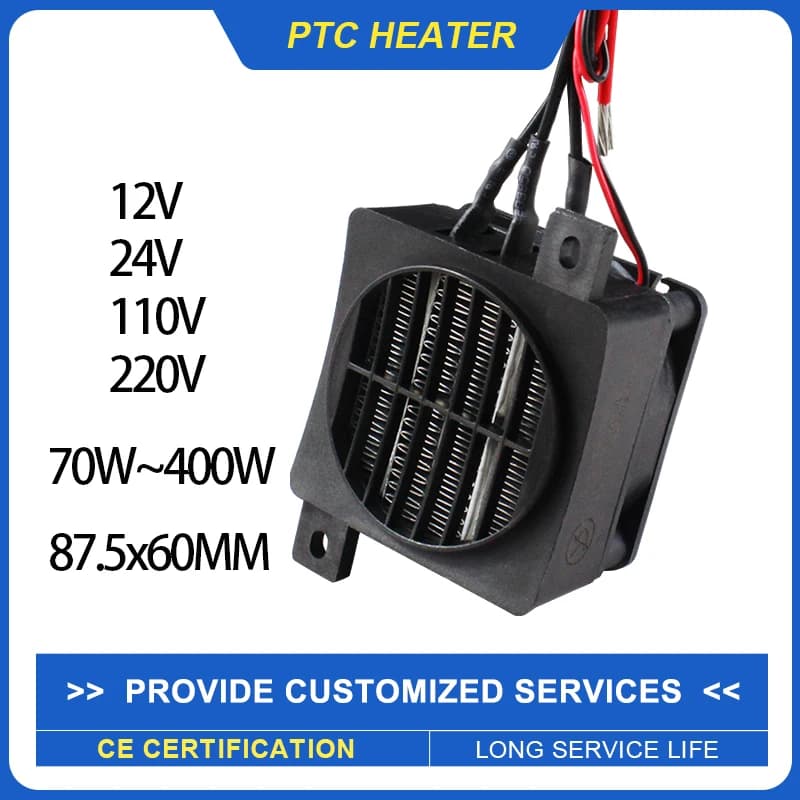 Chauffage PTC en céramique à température constante avec ventilateur, chauffage électrique PTC, chauf
