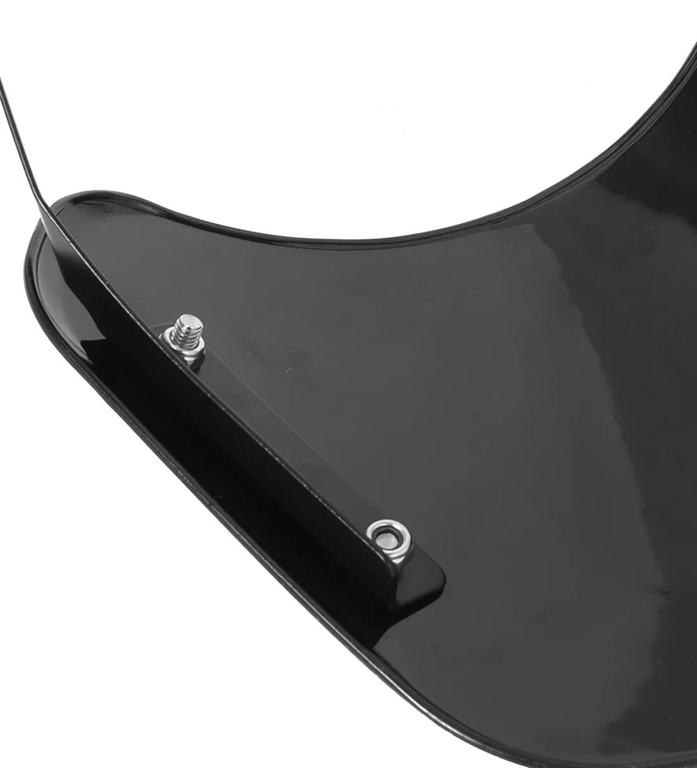 Déflecteur de vent universel noir, carénage de pare-brise pour moto Yamaha Kawasaki Suzuki Cafe Race