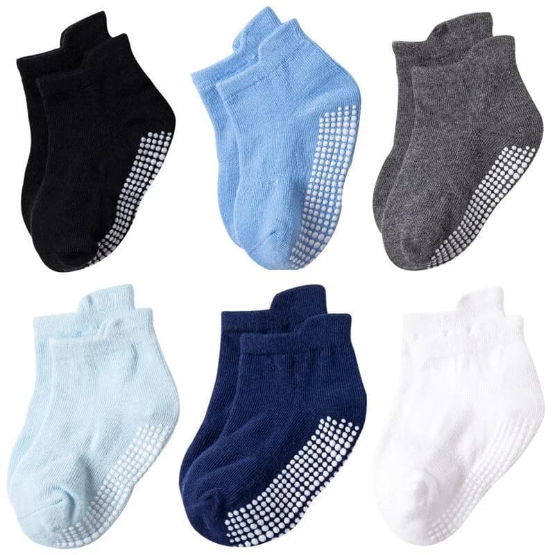 6 paires/ensemble chaussettes pour enfants pour garçons filles Sport décontracté enfants plancher ba