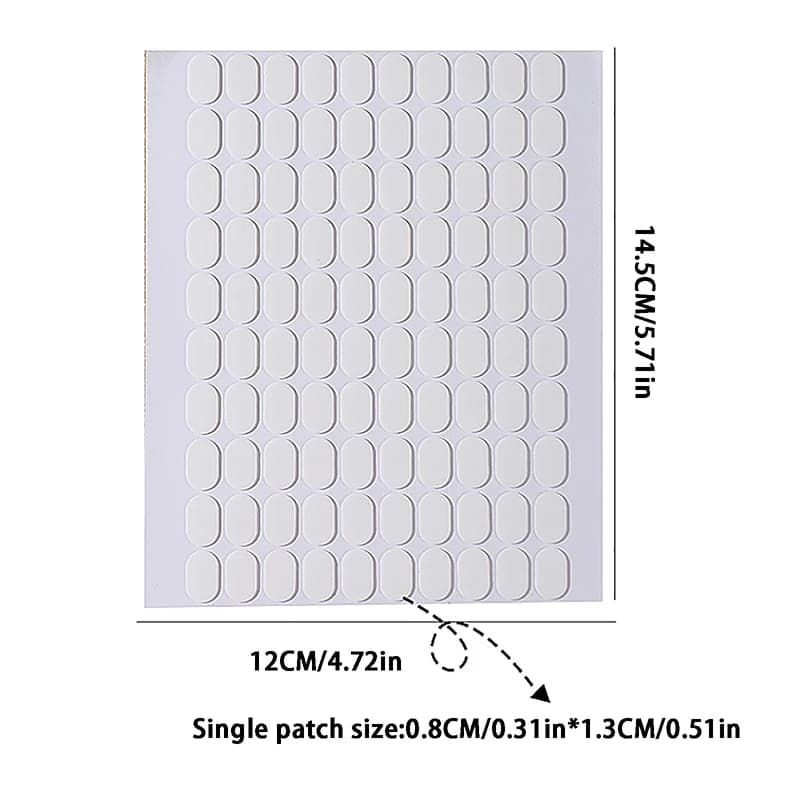 Ruban adhésif Double face Transparent sans trace pour faux ongles, présentoir, outils, bande de manu