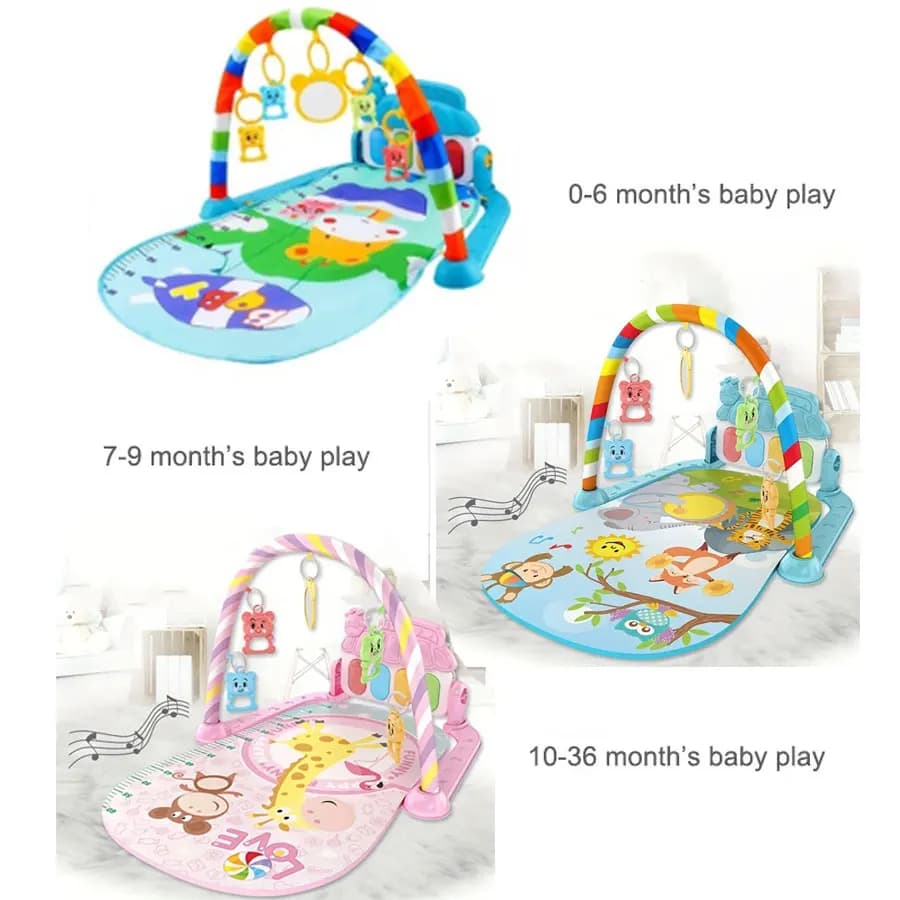 Tapis de clavier de piano en polymère pour bébé, activité de gymnastique, jouet Lea Early Dos, cadea