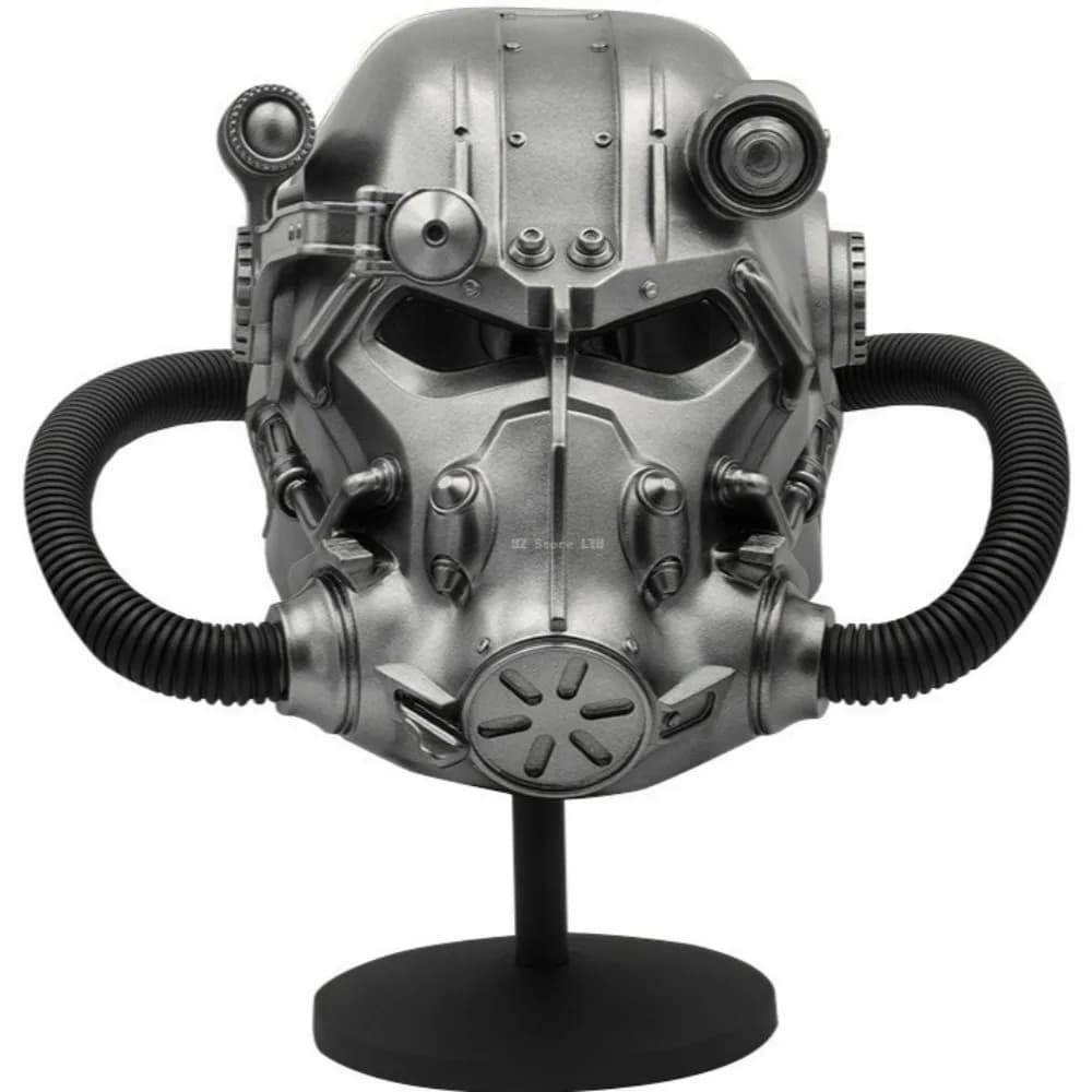 Masque de casque d'armure à 4 alimentés pour homme, masque d'halloween en résine, mascarade, fête de