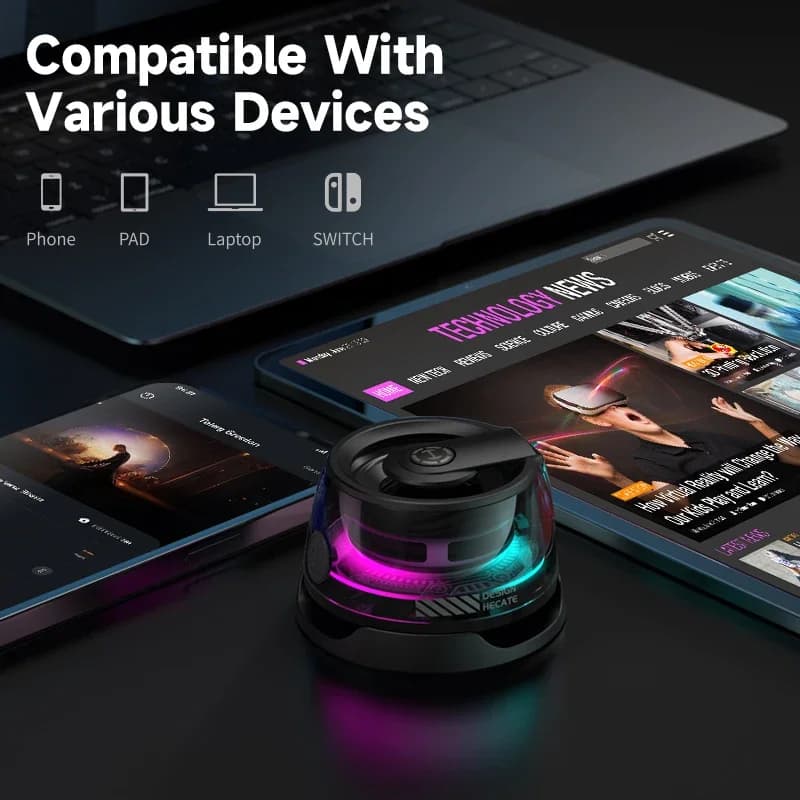Edifier haut-parleurs Bluetooth portables HECATE G200 magnétique sans fil Bluetooth 5.3 RGB éclairag