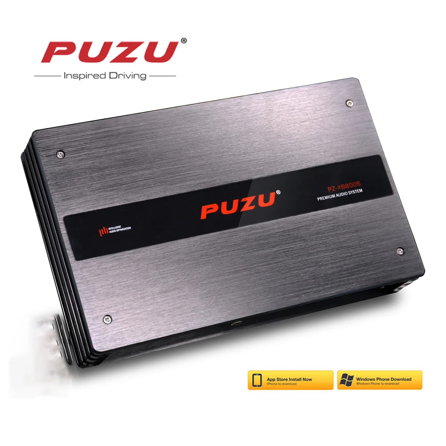 PUZU PZ-X6800S 6ch à 10ch Premium Car Audio DSP Processeur Intégré 8ch Amplificateur Puissance de So