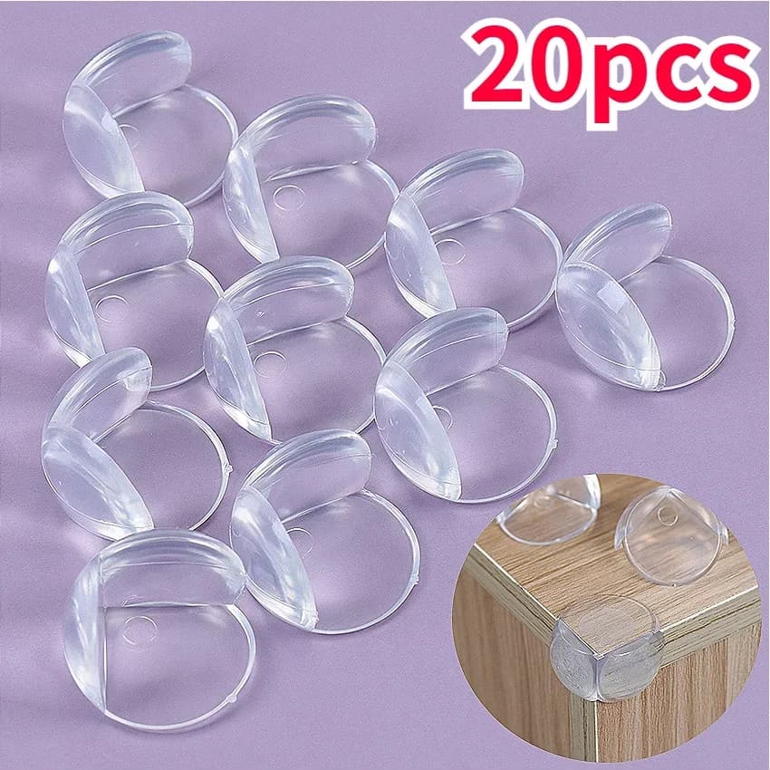 Protections d'angle de Table à l'épreuve des enfants, 16 pièces, protecteurs de bords sphériques tra