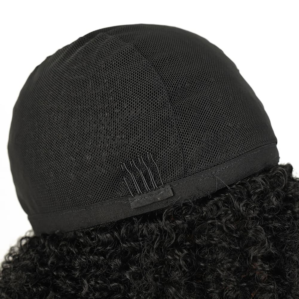 Perruque courte synthétique Afro perruques bouclées lâches pour les femmes noires perruques Afro cou